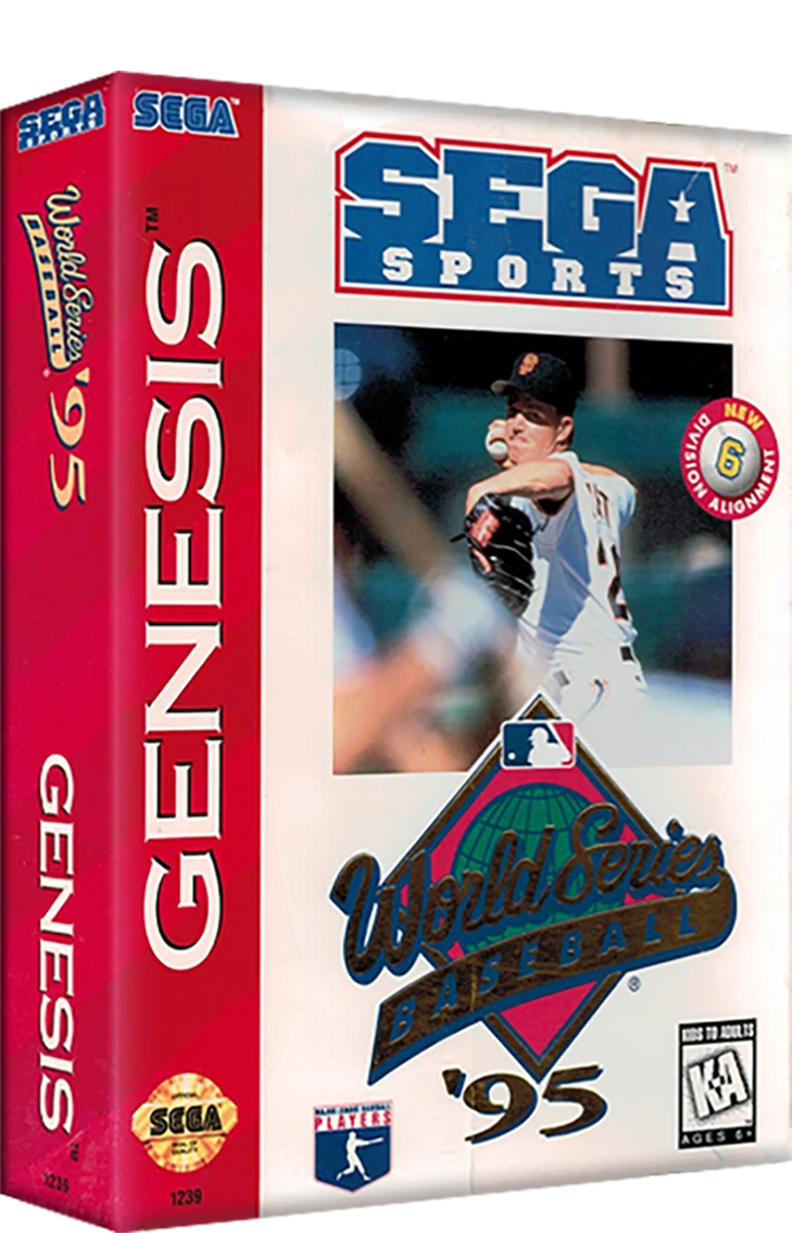 World Series Baseball 95 box art