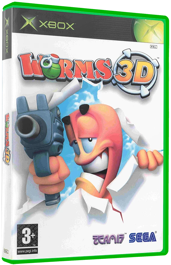 Worms 3D box art