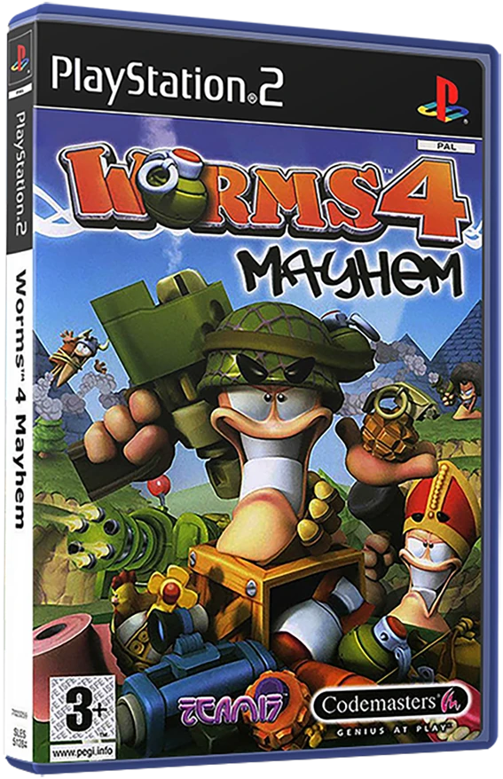 Worms 4: Mayhem box art