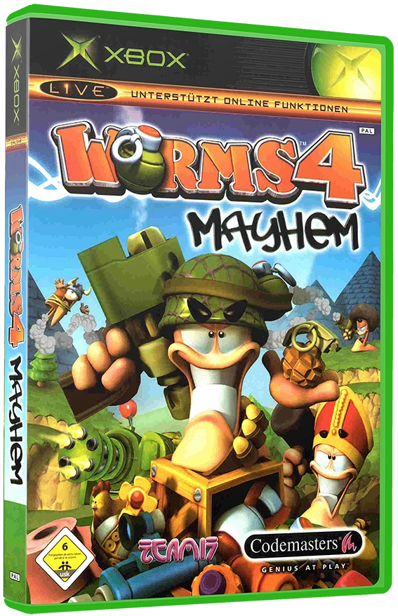 Worms 4: Mayhem box art