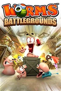 Worms Battlegrounds box art