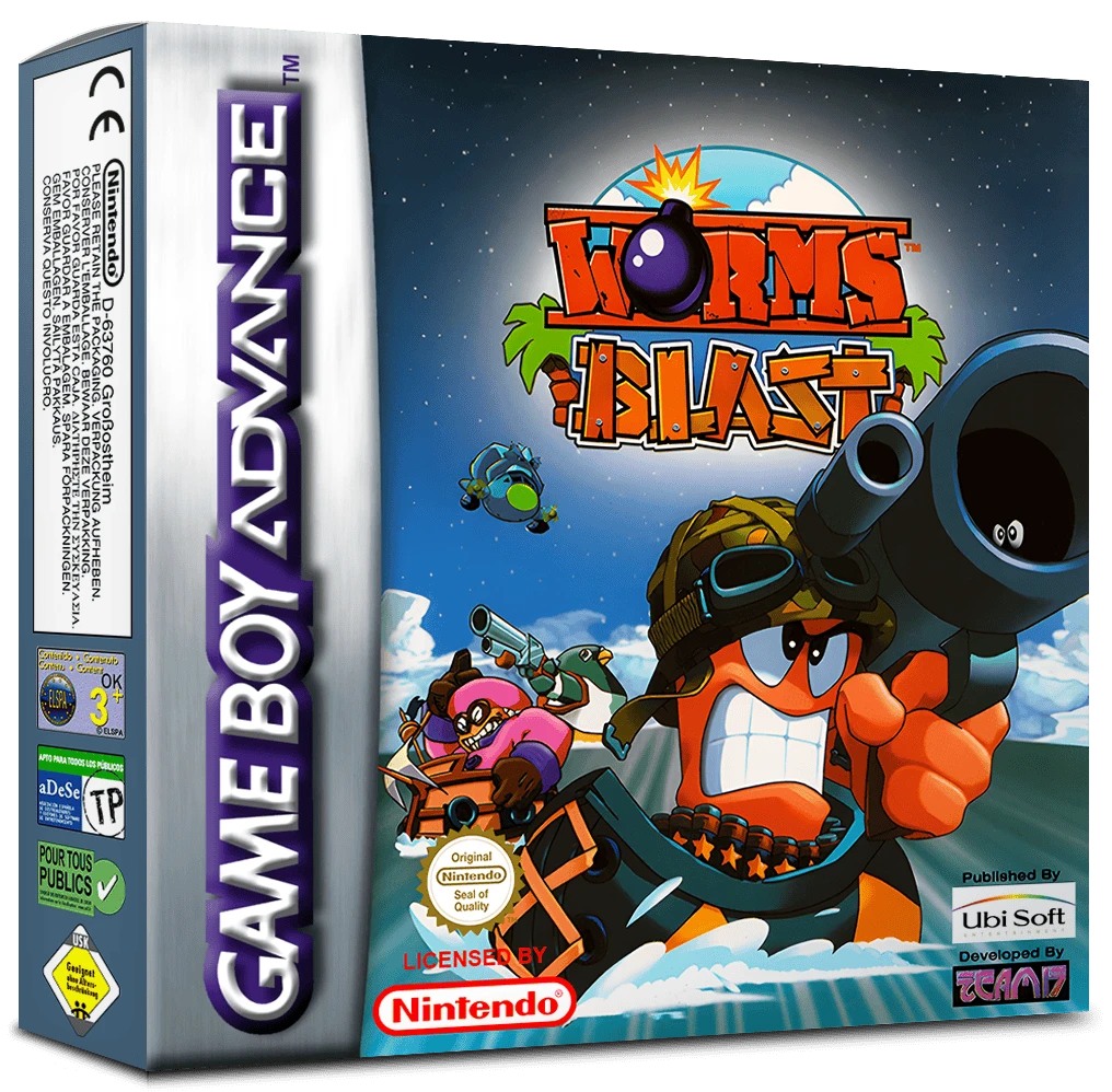 Worms Blast box art