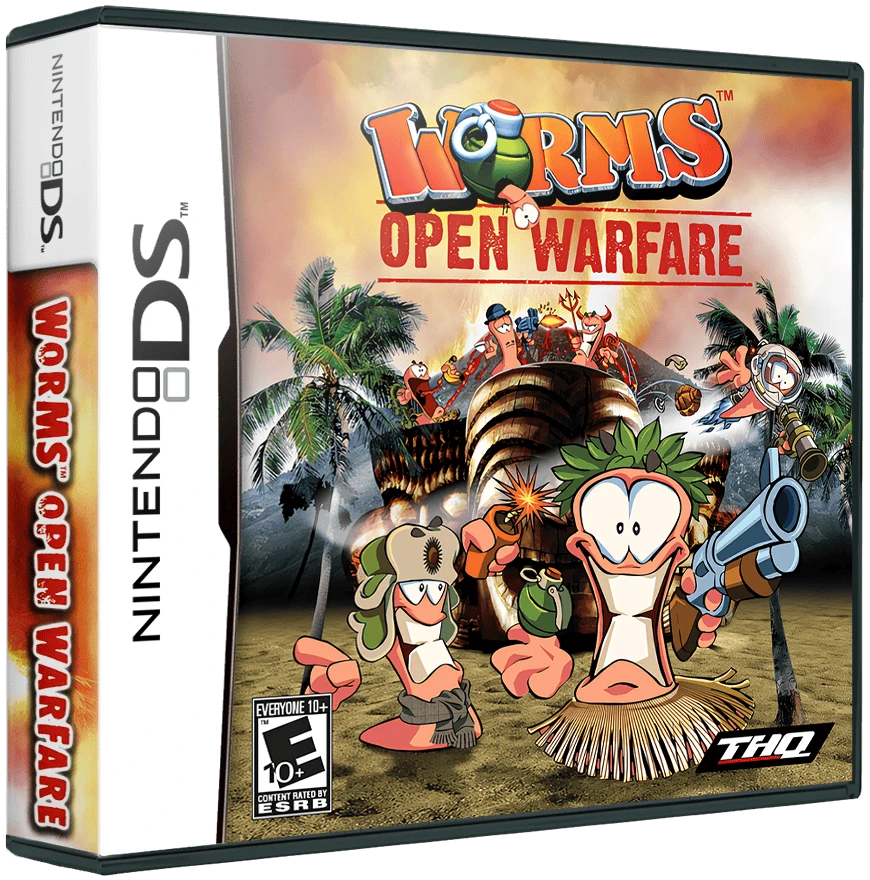 Worms Open Warfare box art