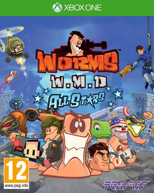 Worms W.M.D All Stars box art