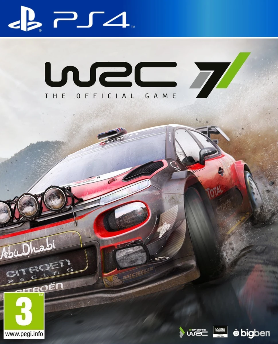 WRC 7 box art