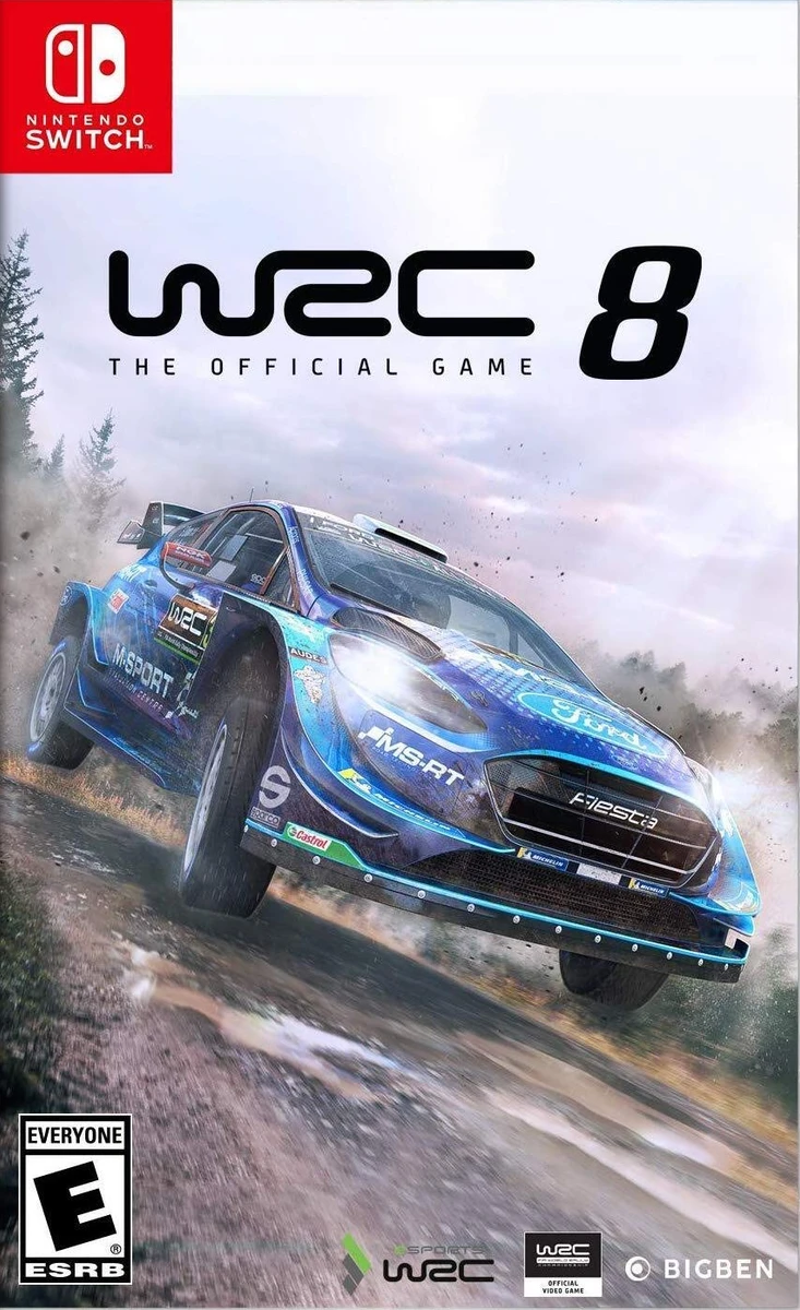 WRC 8 box art