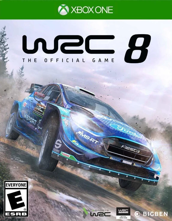 WRC 8 box art