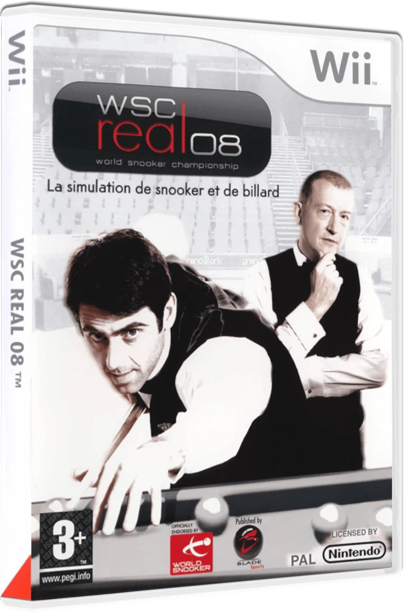 WSC Real 08: World Snooker Championship box art