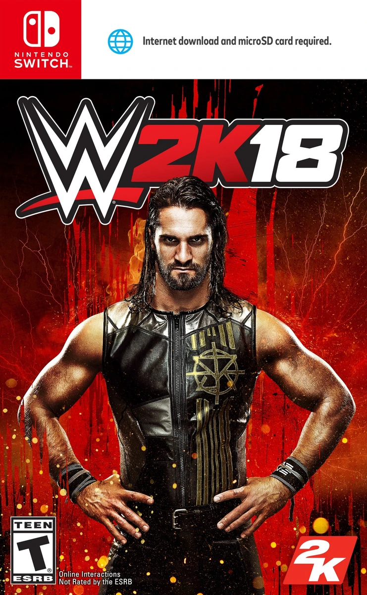 WWE 2K18 box art