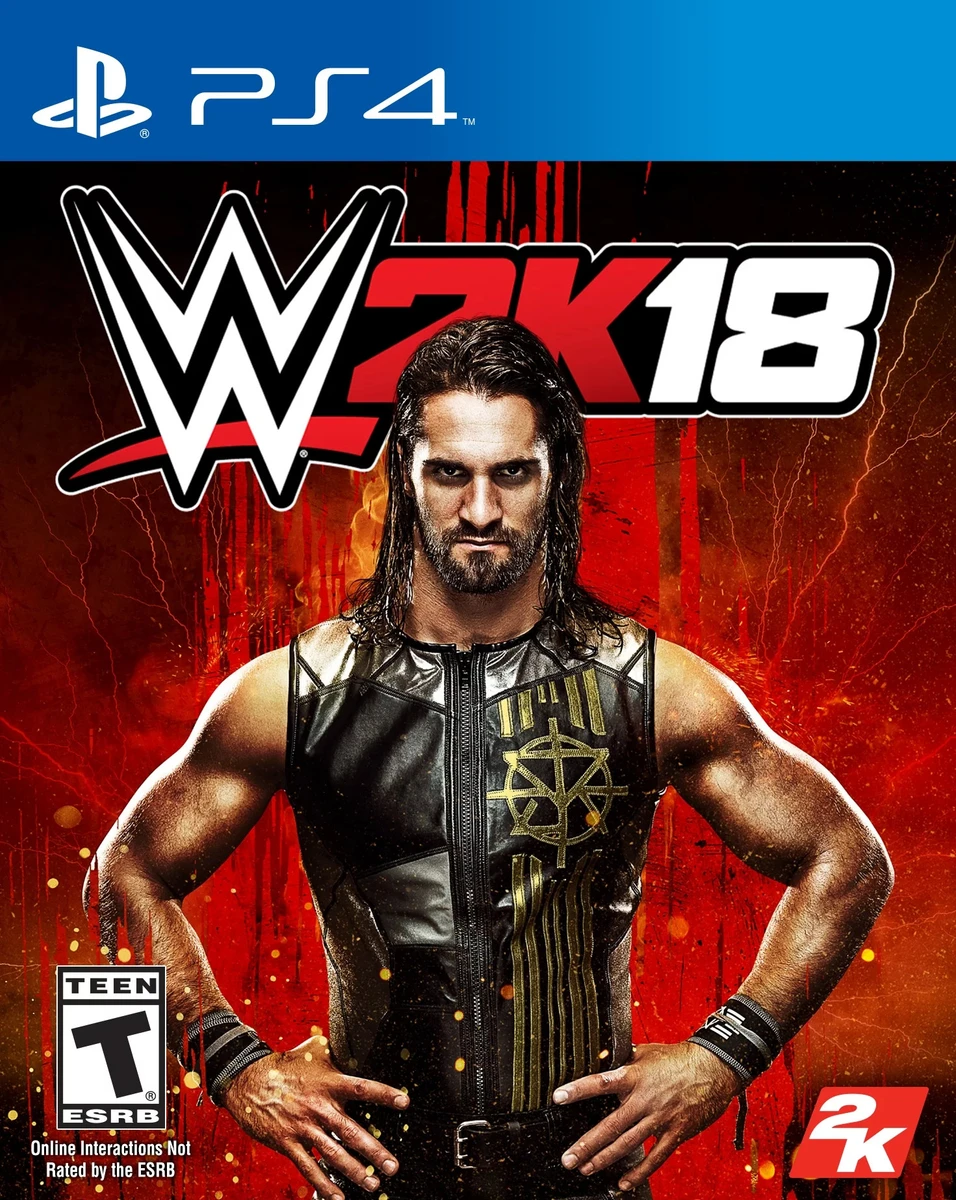 WWE 2K18 box art