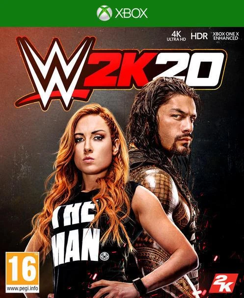 WWE 2K20 box art