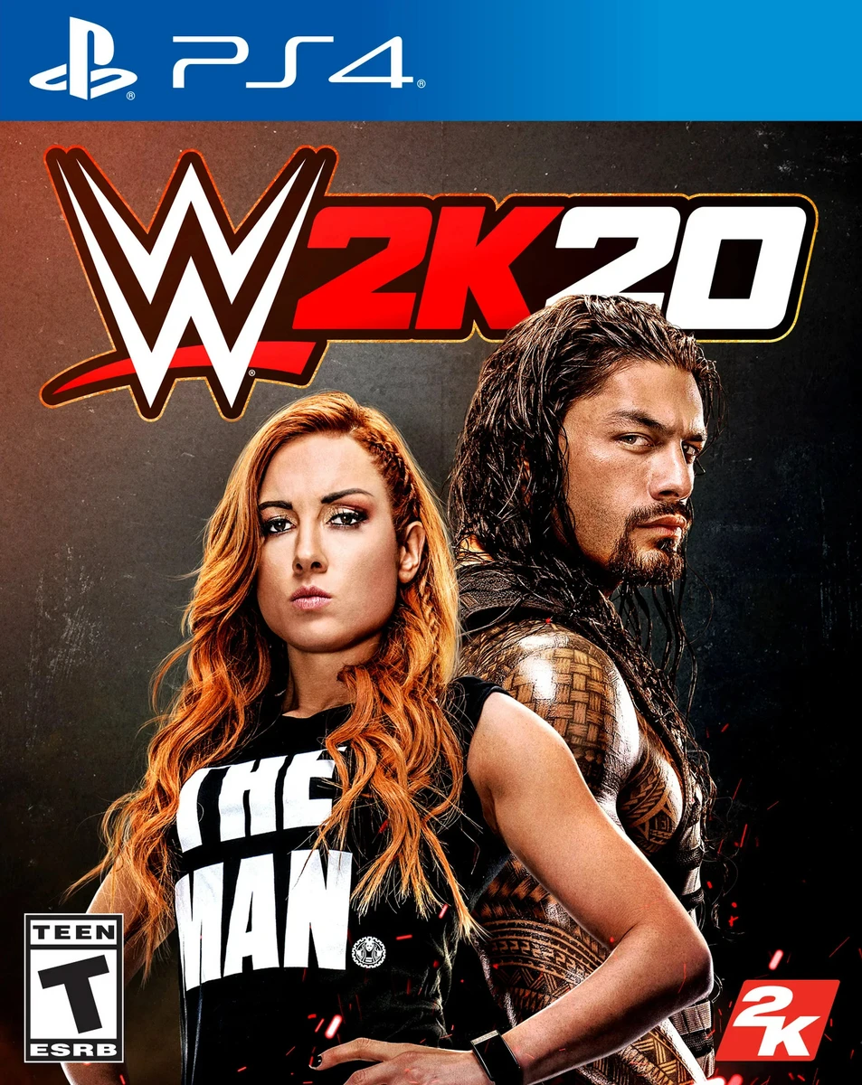 WWE 2K20 box art