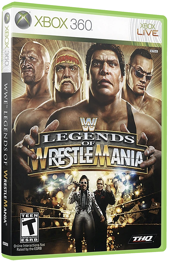 WWE Legends of WrestleMania box art