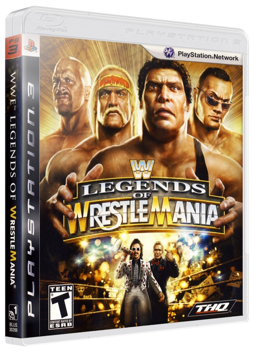 WWE Legends of WrestleMania box art