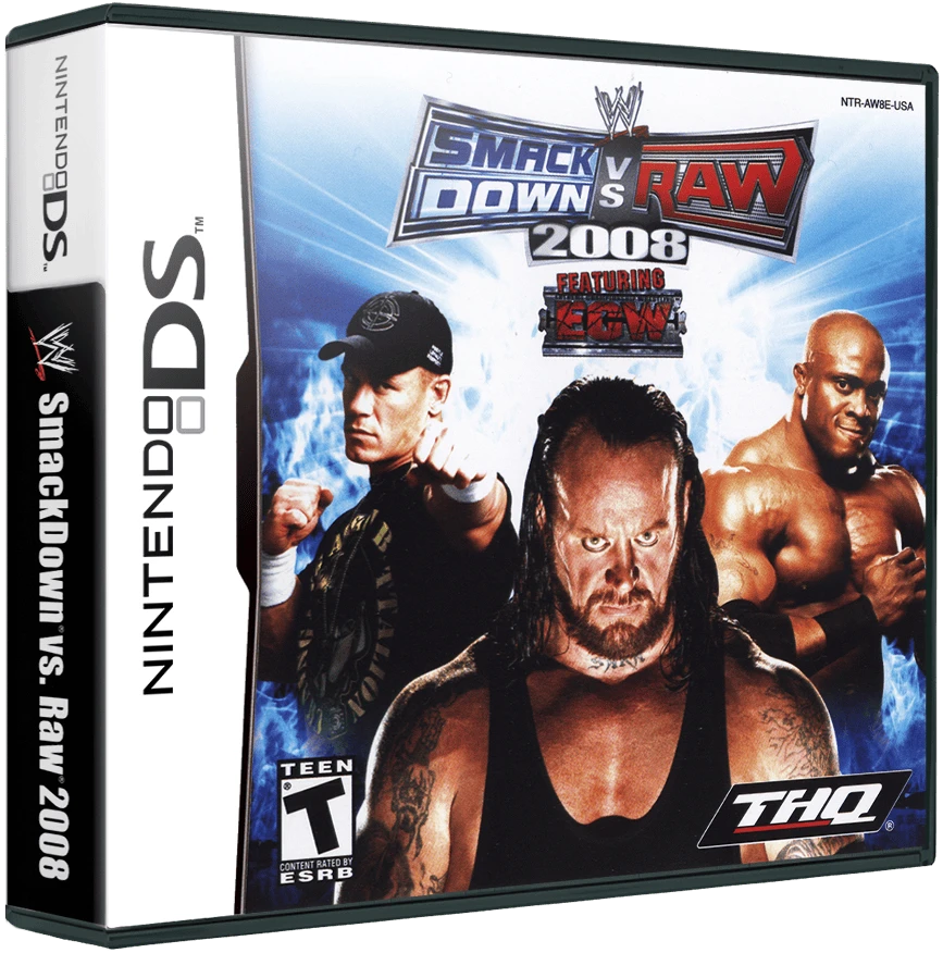 WWE Smackdown vs. Raw 2008 box art