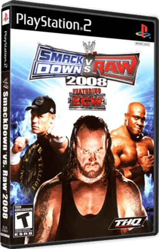 WWE Smackdown vs. Raw 2008 box art