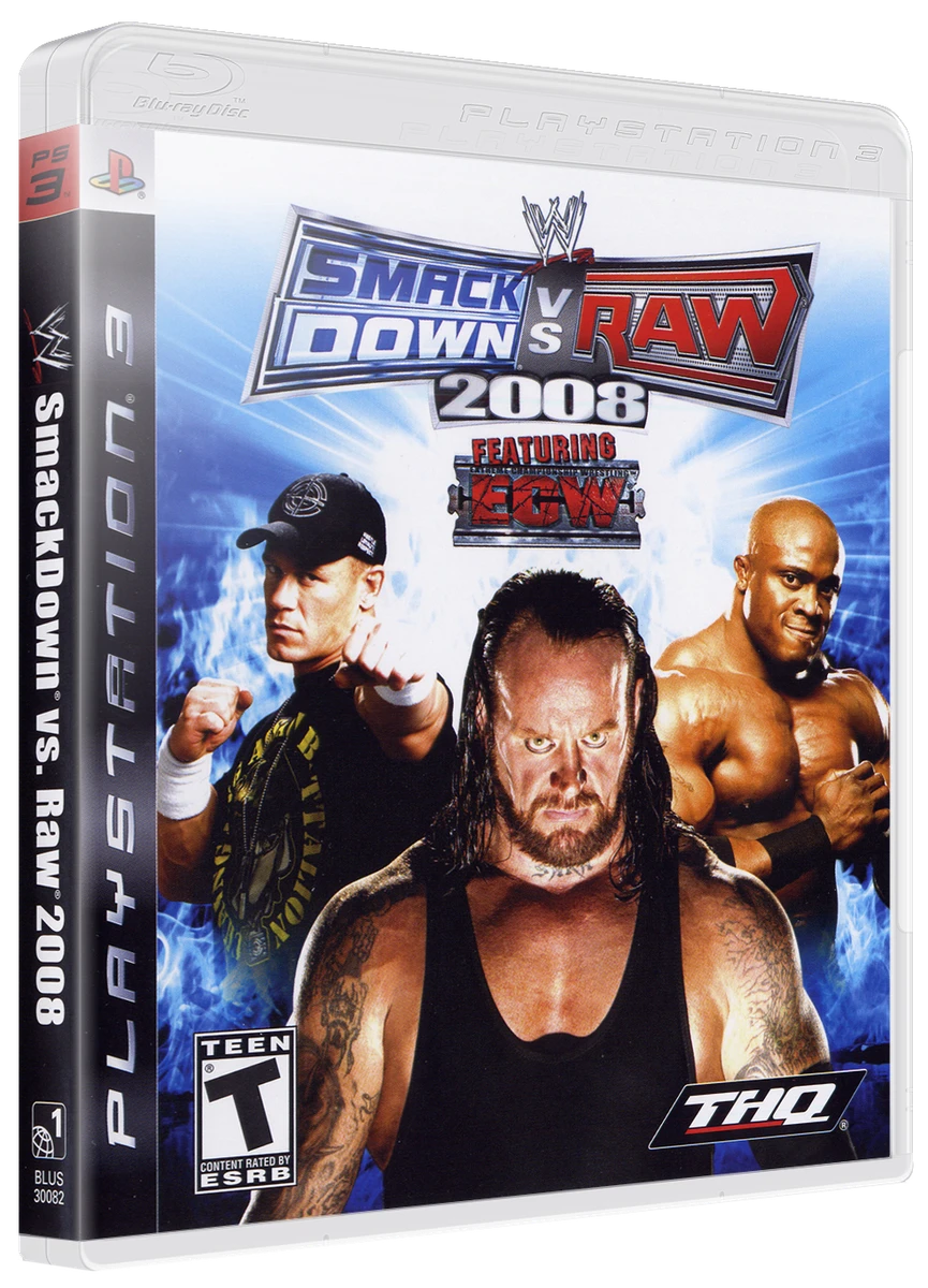 WWE Smackdown vs. Raw 2008 box art