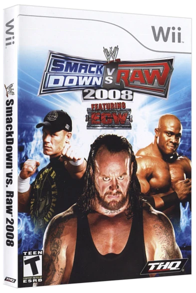 WWE Smackdown vs. Raw 2008 box art
