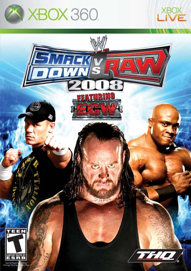 WWE Smackdown vs. Raw 2008 box art