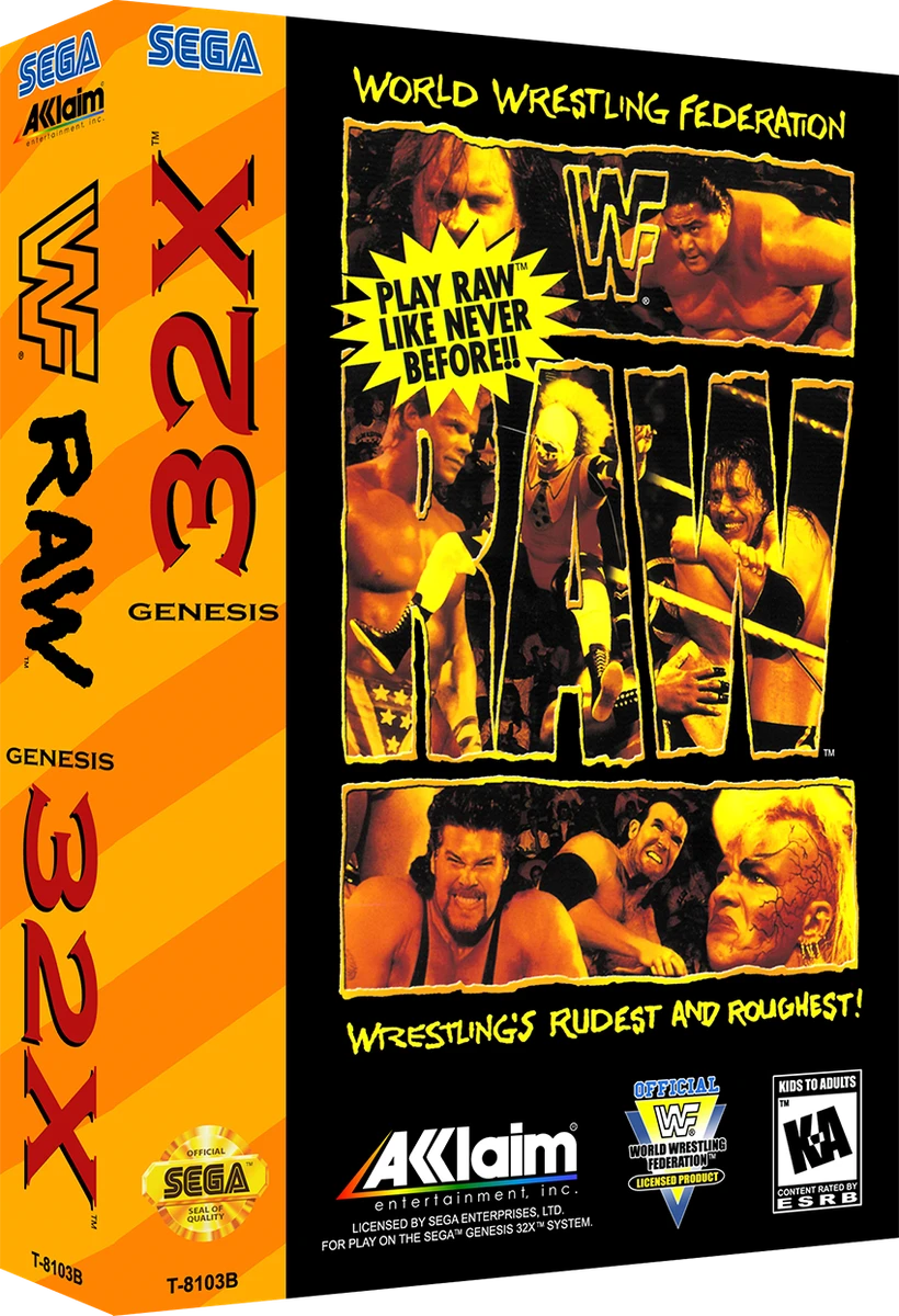 WWF Raw box art