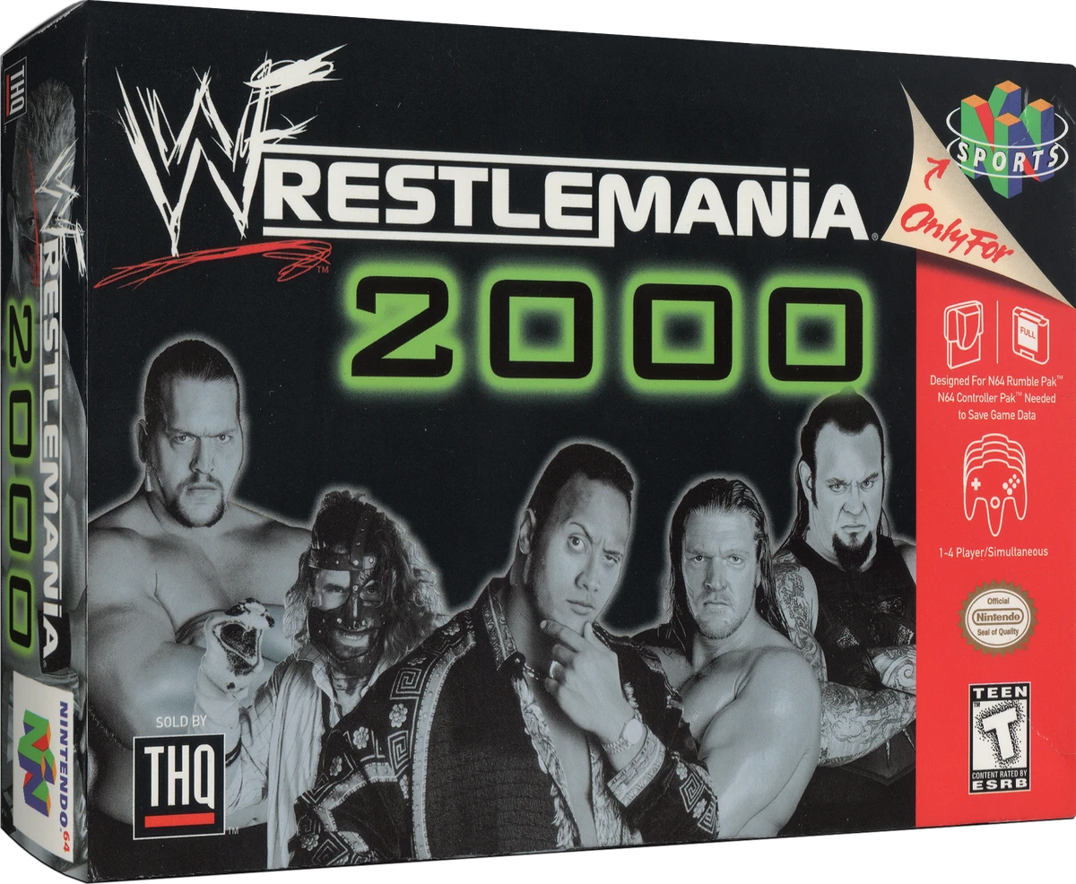 WWF Wrestlemania 2000 box art