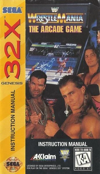 WWF Wrestlemania: Arcade Game box art
