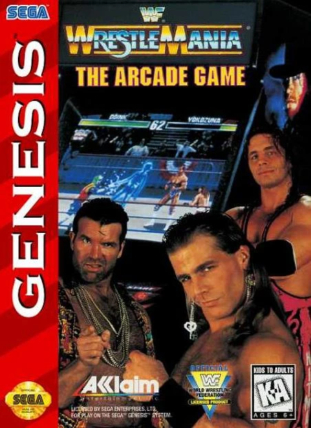 WWF Wrestlemania Arcade Game box art