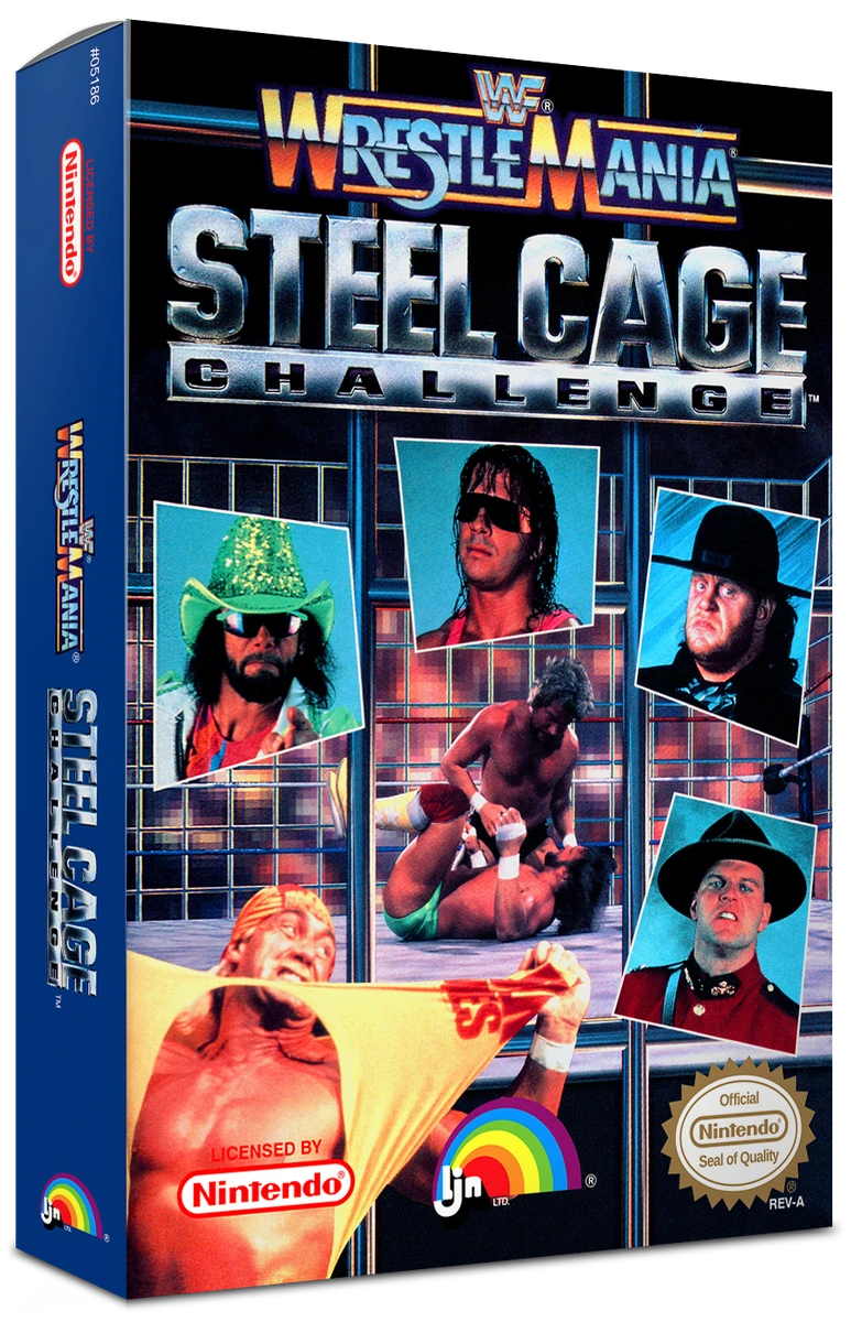 WWF Wrestlemania Steel Cage Challenge box art