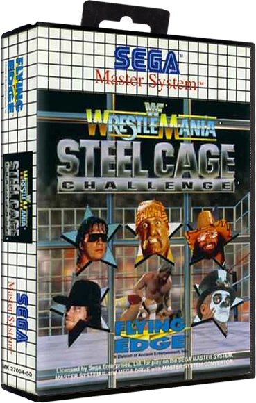 WWF Wrestlemania Steel Cage Challenge box art