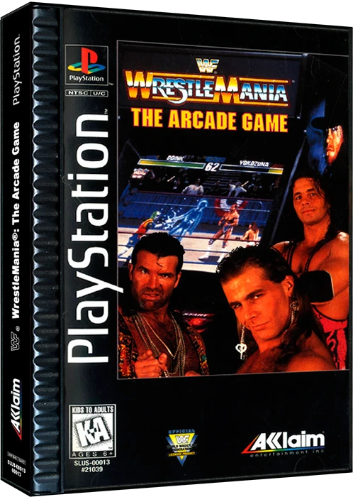 WWF Wrestlemania The Arcade Game box art