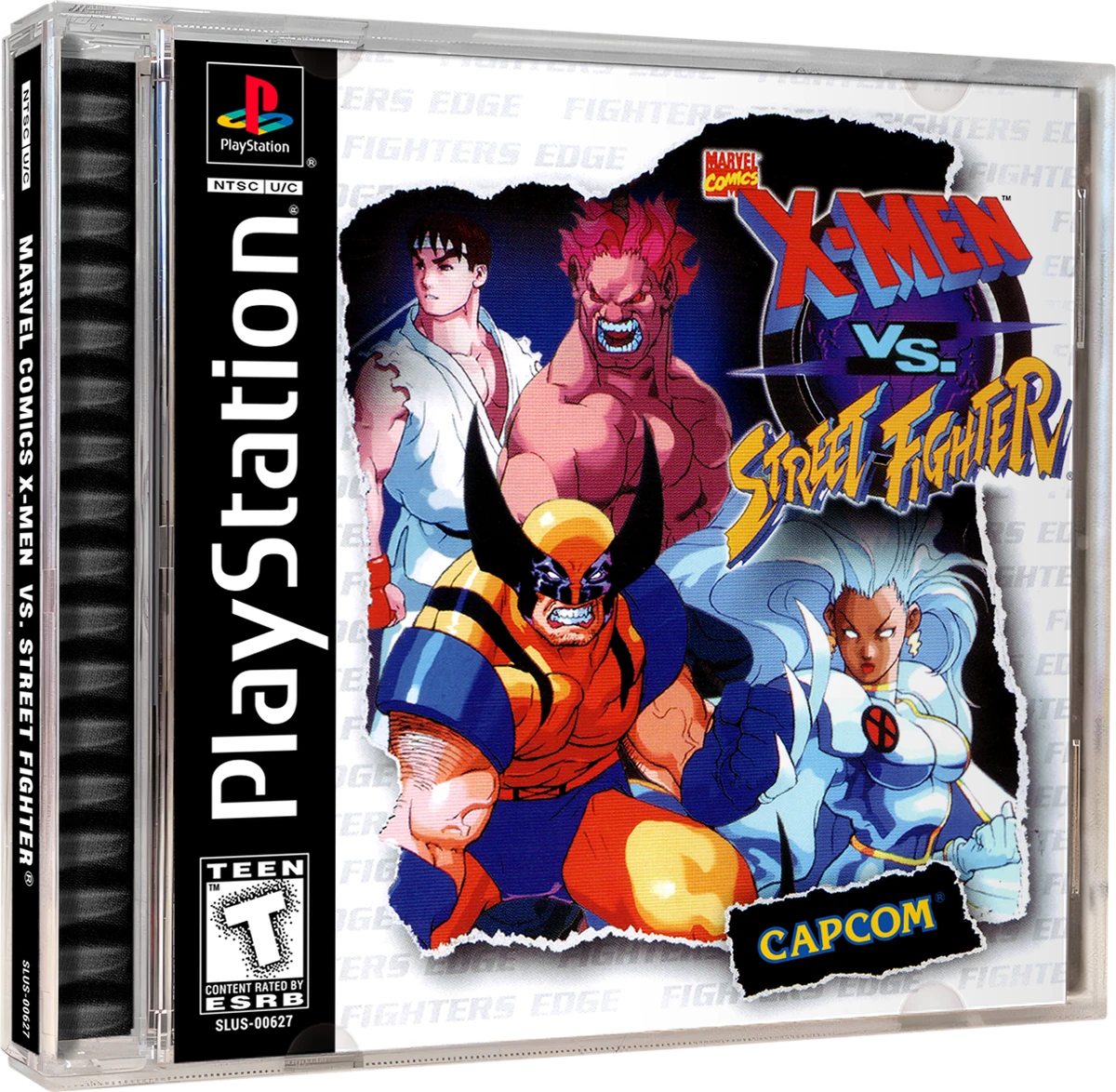 X-Men Vs. Street Fighter box art