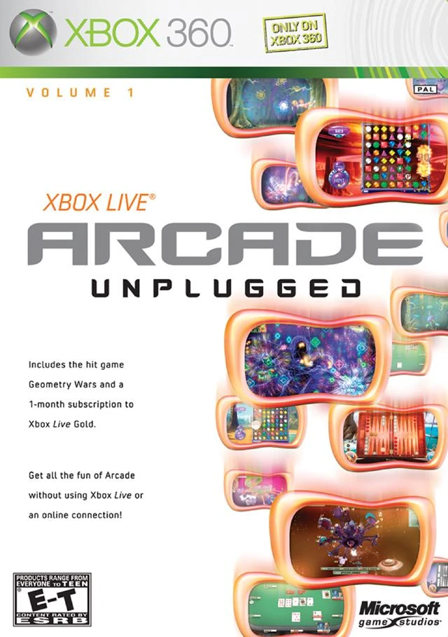Xbox Live Arcade Unplugged box art