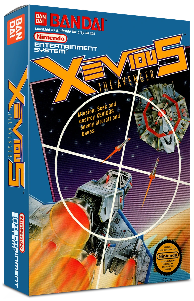 Xevious box art