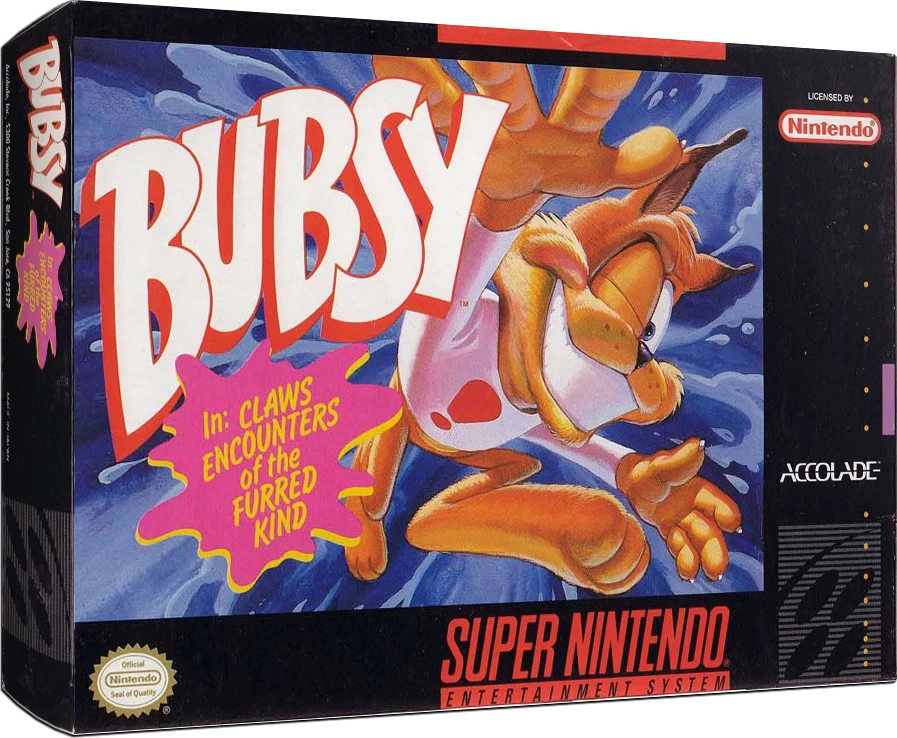 Yamaneko Bubsy no Daibouken box art