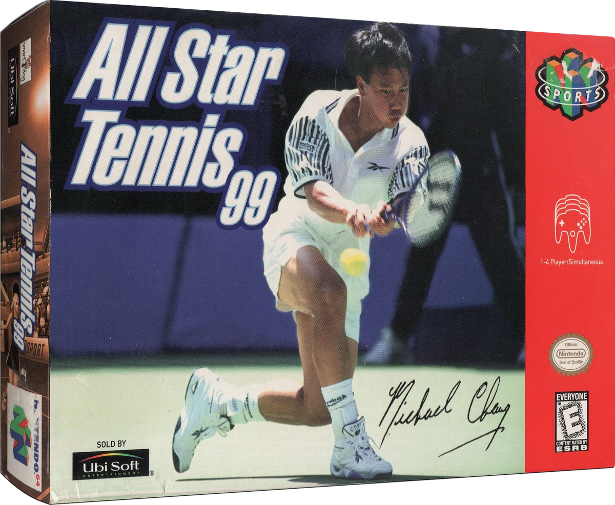 Yannick Noah: All Star Tennis '99 box art