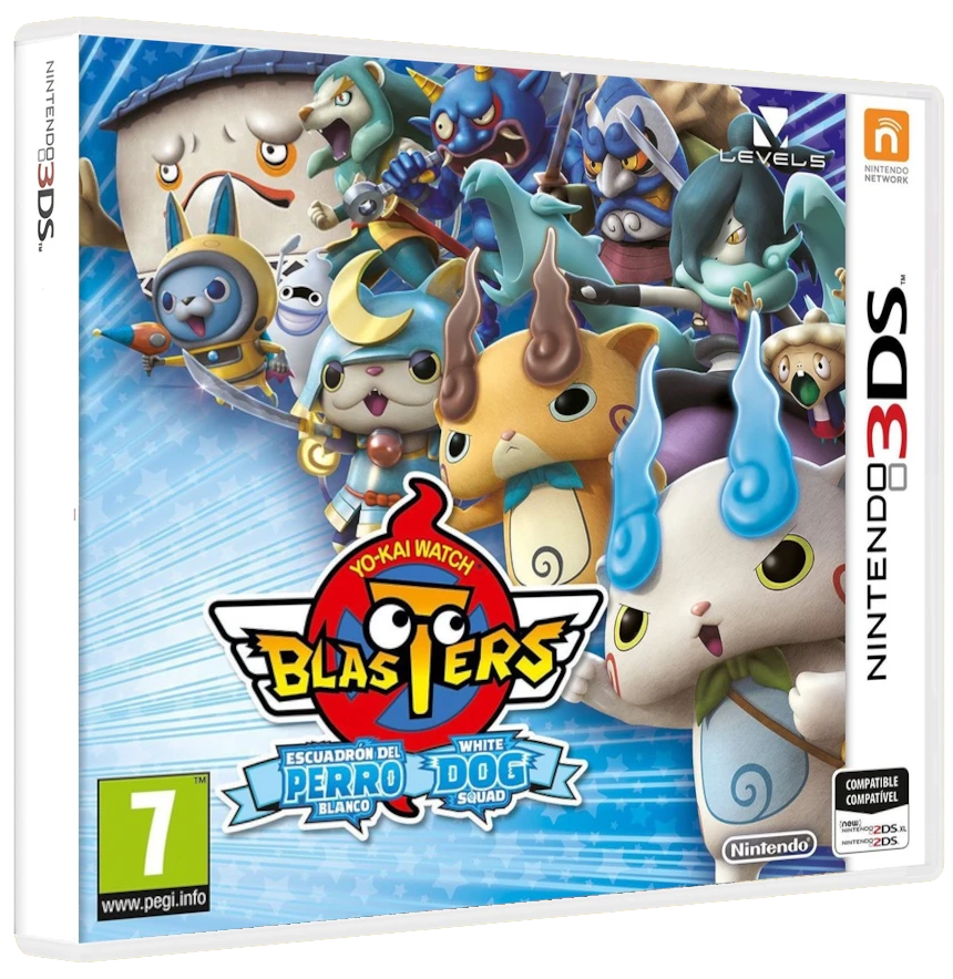 Yo-Kai Watch Blasters: White Dog Squad box art