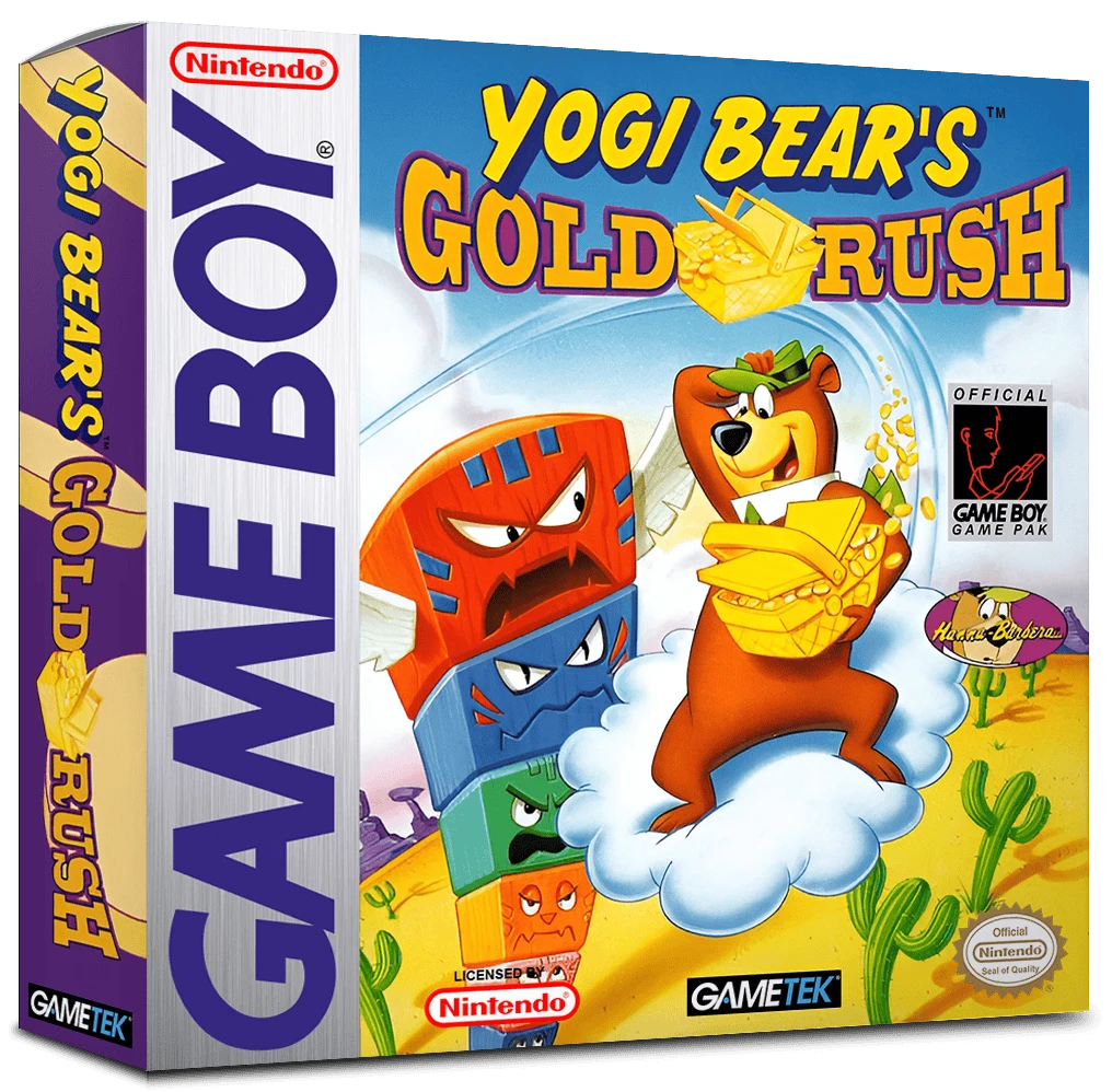 Yogi Bear's Gold Rush box art