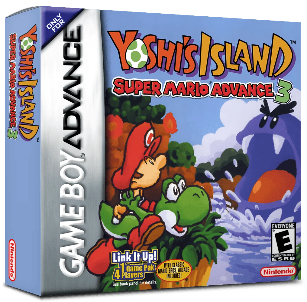 Yoshi's Island: Super Mario Advance 3 box art