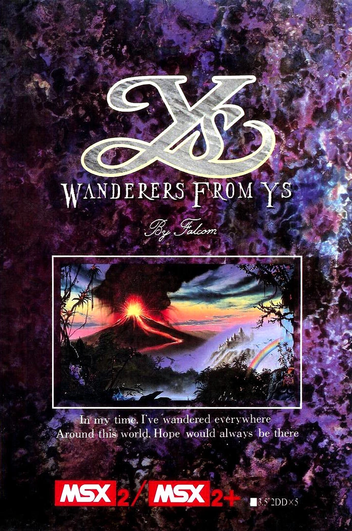 Ys III: Wanderers from Ys box art