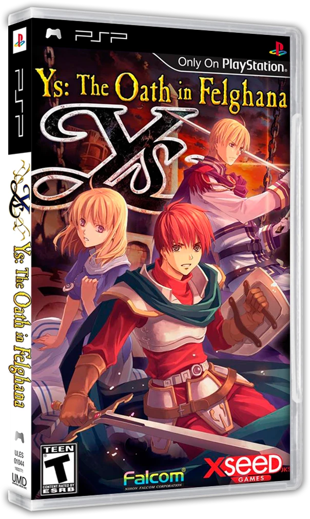 Ys: The Oath in Felghana box art