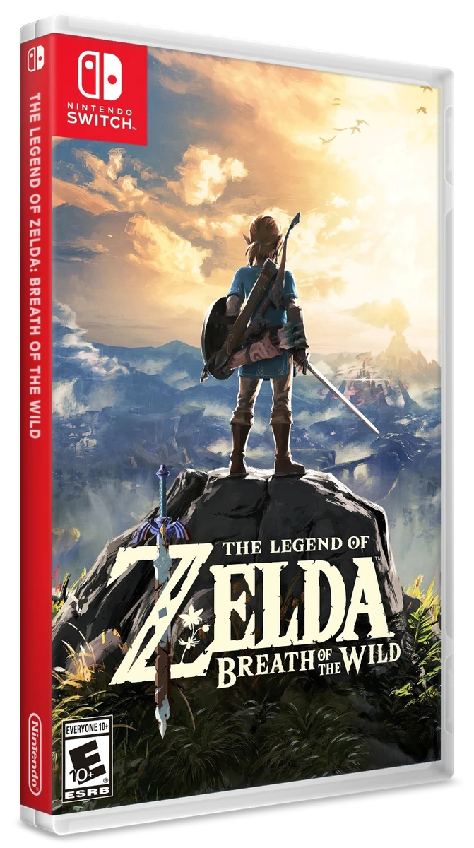 Zelda Breath of the Wild box art