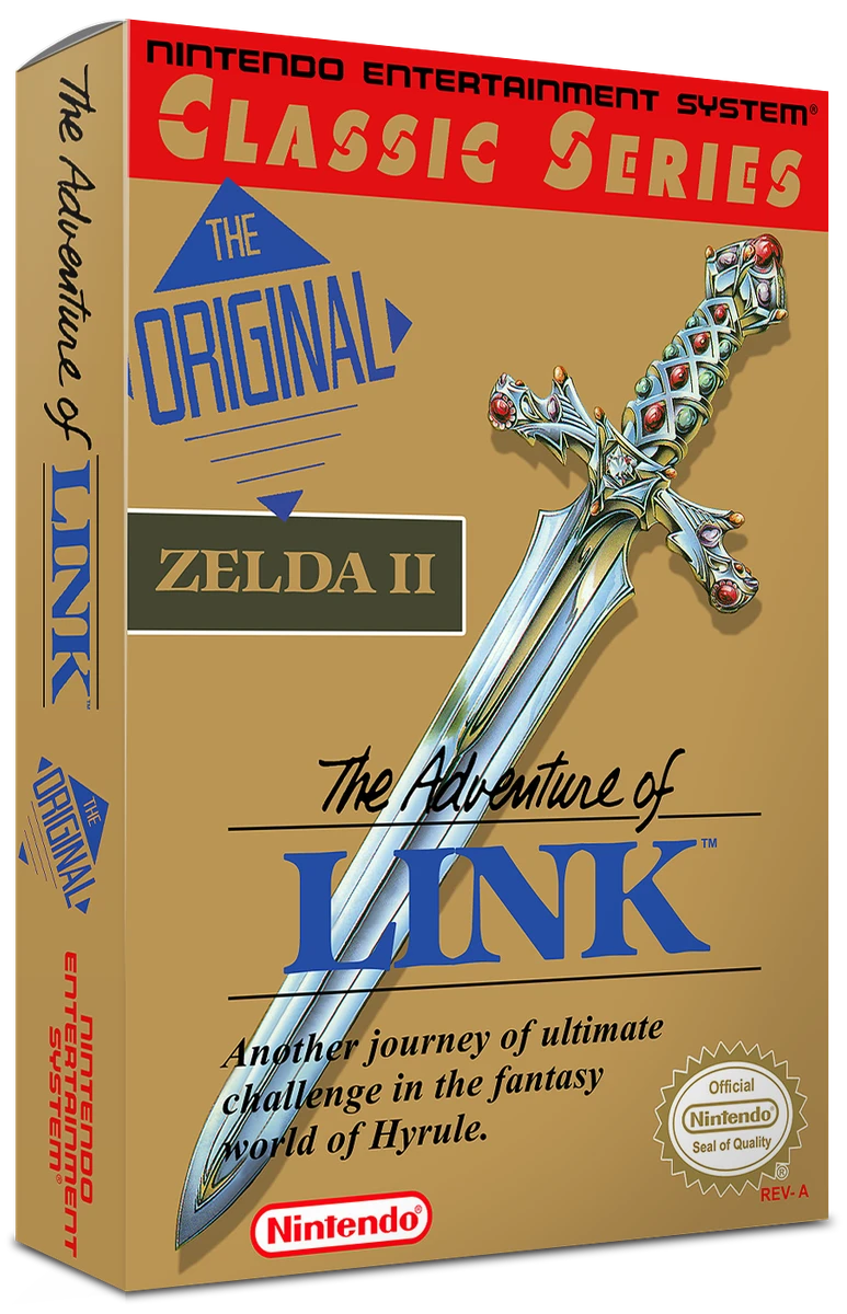 Zelda II The Adventure of Link box art