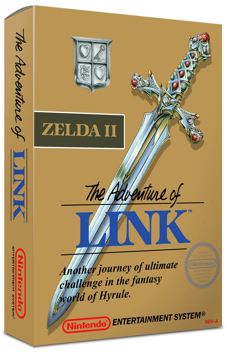 Zelda II The Adventure of Link box art