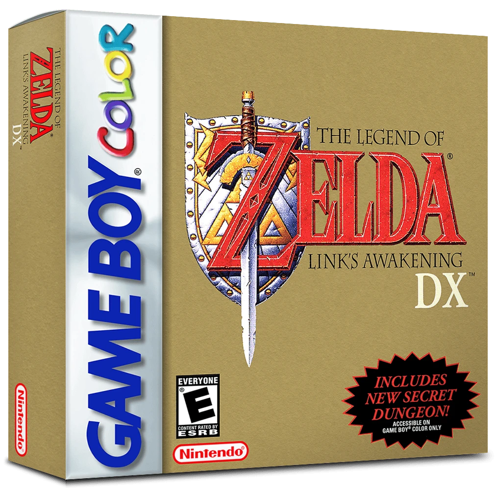 Zelda Link's Awakening DX box art