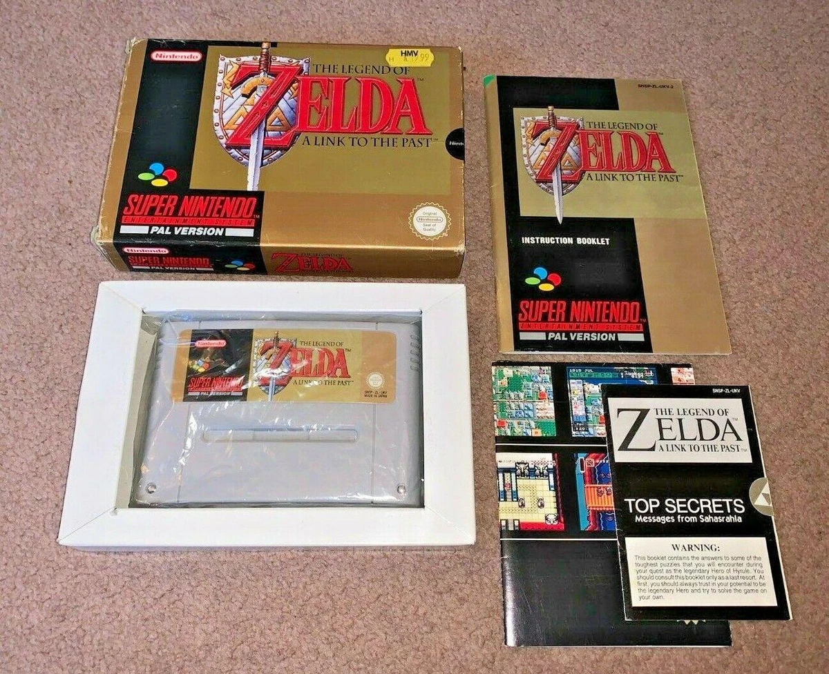 Zelda Link to the Past box art