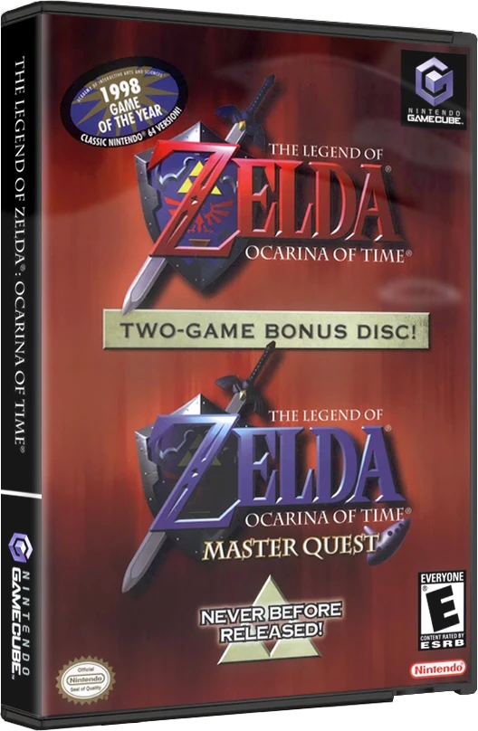 Zelda Ocarina of Time Master Quest box art