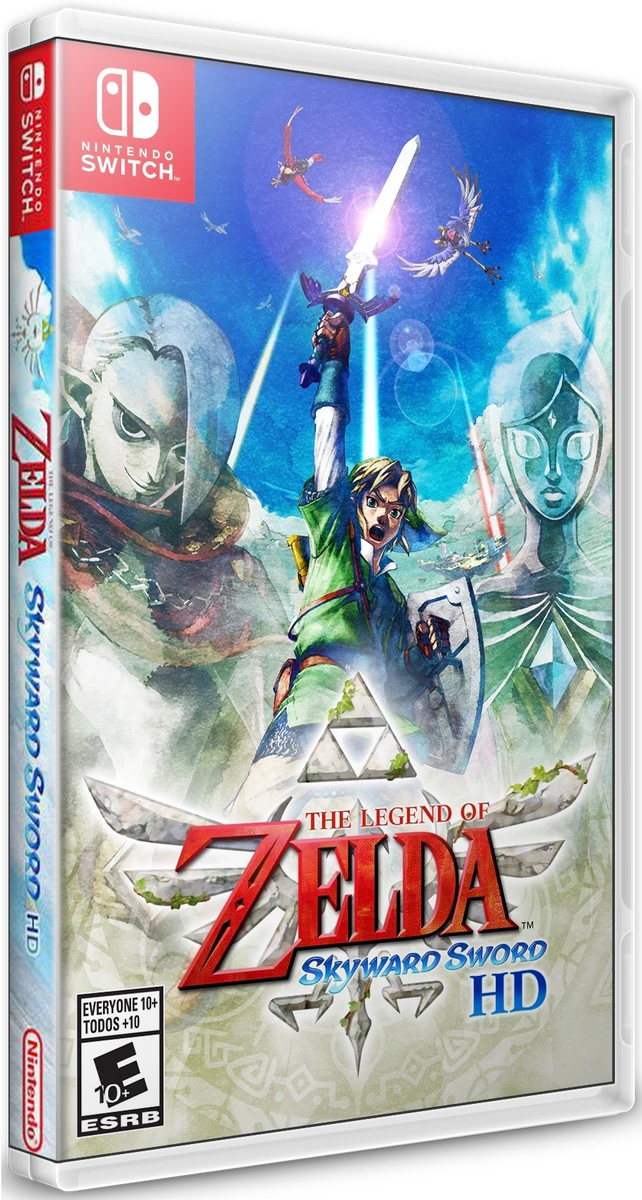 Zelda Skyward Sword HD box art