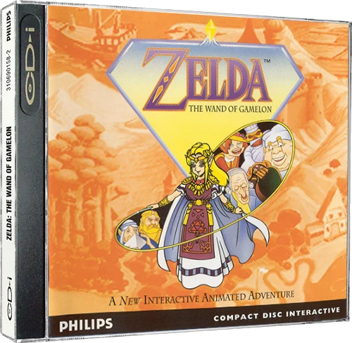 Zelda The Wand of Gamelon box art