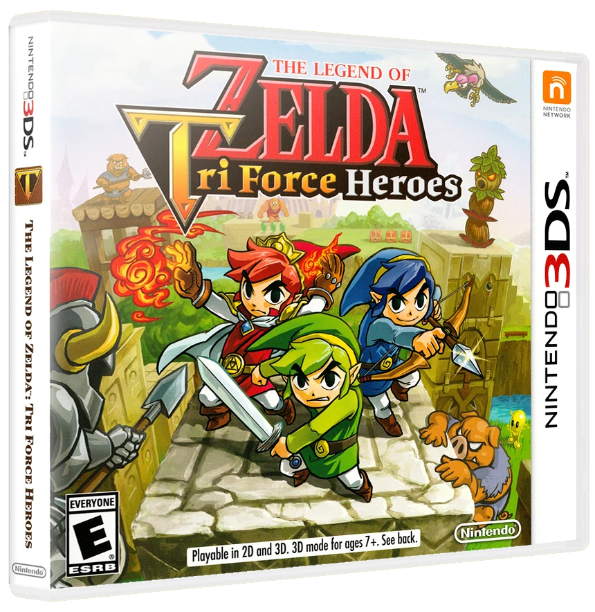 Zelda Tri Force Heroes box art