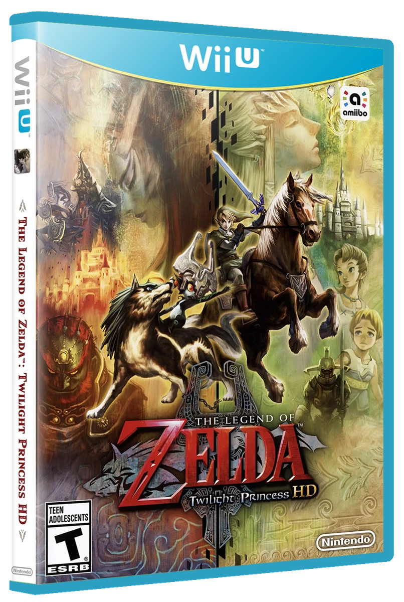 Zelda Twilight Princess HD box art